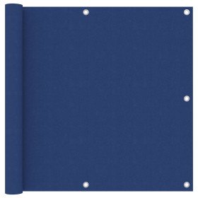 Toldo para balcón tela oxford azul 90x500 cm