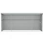 Cobertizo jardín pared acero galvanizado verde 118x382x178 cm de vidaXL, Cobertizos - Ref: Foro24-316229, Precio: 258,99 €, D...