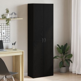 Gabinete de oficina Negro Roble 60x32x190 cm Madera von , Aktenschränke - Ref: Foro24-3329298, Preis: 134,56 €, Rabatt: %