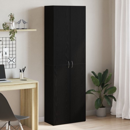 Gabinete de oficina Negro Roble 60x32x190 cm Madera von , Aktenschränke - Ref: Foro24-3329298, Preis: 134,56 €, Rabatt: %