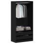Armario Negro Roble 100x50x200 cm en Madera von , Kleiderschränke - Ref: Foro24-3329299, Preis: 202,42 €, Rabatt: %