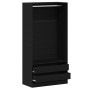 Armario Negro Roble 100x50x200 cm en Madera von , Kleiderschränke - Ref: Foro24-3329299, Preis: 202,42 €, Rabatt: %