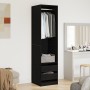 Armario  Negro Roble 50x50x200 cm Madera elaborada | Foro24.es | Tu tienda online para hogar, jardín y más Foro24.es
