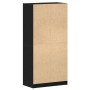 Aparador con puertas madera ingeniería roble negro 68x37x142 cm by , Sideboards - Ref: Foro24-3329301, Price: 154,53 €, Disco...