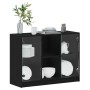 Aparador de madera ingeniería roble negro 102x37x75,5 cm | Foro24.es | Tu tienda online para hogar, jardín y más Foro24.es