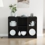 Aparador de madera ingeniería roble negro 102x37x75,5 cm | Foro24.es | Tu tienda online para hogar, jardín y más Foro24.es