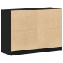 Aparador de madera ingeniería roble negro 102x37x75,5 cm | Foro24.es | Tu tienda online para hogar, jardín y más Foro24.es