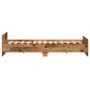 Estructura de cama madera de ingeniería envejecida 200x200 cm | Foro24.es | Tu tienda online para hogar, jardín y más Foro24.es
