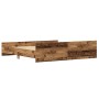 Estructura de cama madera de ingeniería envejecida 200x200 cm | Foro24.es | Tu tienda online para hogar, jardín y más Foro24.es