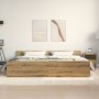 Estructura de cama madera ingeniería roble artisan 200x200 cm | Foro24.es | Tu tienda online para hogar, jardín y más Foro24.es