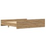 Estructura de cama madera ingeniería roble artisan 200x200 cm de , Camas y somieres - Ref: Foro24-3329304, Precio: 155,86 €