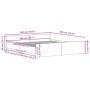 Estructura de cama madera ingeniería roble artisan 200x200 cm | Foro24.es | Tu tienda online para hogar, jardín y más Foro24.es
