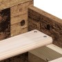 Cama sin colchón madera de ingeniería envejecida 75x190 cm de , Camas y somieres - Ref: Foro24-3329306, Precio: 186,44 €