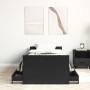 Cama sin colchón madera de ingeniería roble negro 75x190 cm by , Beds and slatted bases - Ref: Foro24-3329308, Price: 182,65 ...