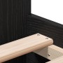 Cama sin colchón madera de ingeniería roble negro 90x200 cm | Foro24.es | Tu tienda online para hogar, jardín y más Foro24.es