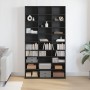 Armario de CD madera de ingeniería roble negro 101x23x177,5 cm | Foro24.es | Tu tienda online para hogar, jardín y más Foro24.es