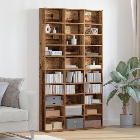 Armario de CD madera de ingeniería envejecida 101x23x177,5 cm von , CD- und DVD-Speicher - Ref: Foro24-3329340, Preis: 139,91...