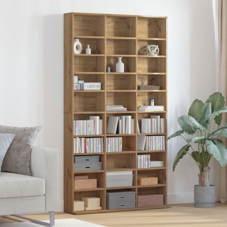 Armario para CDs en Roble Artisan - 101x23x177.5 cm Hecho de Madera Contrachapada by , CD and DVD storage - Ref: Foro24-33293...