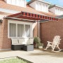 Toldo Retráctil Manual en Naranja y Marrón, 300x250 cm | Foro24.es | Tu tienda online para hogar, jardín y más Foro24.es