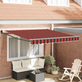 Toldo Retráctil Automático Naranja y Marrón 300x250 cm by , Awnings - Ref: Foro24-3329948, Price: 311,39 €, Discount: %