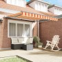 Toldo Retráctil Manual Amarillo y Naranja 300x250 cm by , Awnings - Ref: Foro24-3329965, Price: 271,25 €, Discount: %