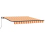 Toldo Retráctil Manual Amarillo y Naranja 300x250 cm by , Awnings - Ref: Foro24-3329965, Price: 271,25 €, Discount: %