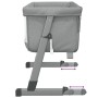 Cradle with light gray linen fabric mattress by vidaXL, Cribs and beds for children - Ref: Foro24-10295, Price: 113,05 €, Dis...