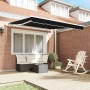 Toldo Retráctil Manual  Negro 300x250 cm, Tela de reemplazo para toldo  para marco de 3x2.5 m Negro | Foro24.es | Tu tienda online para hogar, jardín y más Foro24.es
