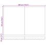 Toldo Retráctil Manual  Negro 300x250 cm, Tela de reemplazo para toldo  para marco de 3x2.5 m Negro | Foro24.es | Tu tienda online para hogar, jardín y más Foro24.es