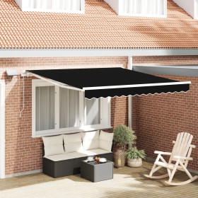 Comprar Toldo Retráctil Manual con LED Negro