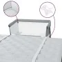 Cradle with light gray linen fabric mattress by vidaXL, Cribs and beds for children - Ref: Foro24-10295, Price: 111,67 €, Dis...