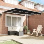 Toldo Retráctil Automático Negro 300x250 cm, VidaXL Tela de Reemplazo para Toldo de 3x2.5 m Marco Negro | Foro24.es | Tu tienda online para hogar, jardín y más Foro24.es