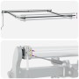 Toldo Retráctil Automático Negro 300x250 cm, VidaXL Tela de Reemplazo para Toldo de 3x2.5 m Marco Negro | Foro24.es | Tu tienda online para hogar, jardín y más Foro24.es