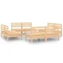 Garden furniture set 8 pieces solid pine wood by vidaXL, Garden sets - Ref: Foro24-3082412, Price: 325,13 €, Discount: %