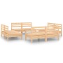Juego de muebles de jardín 8 pzas madera de pino maciza de vidaXL, Conjuntos de jardín - Ref: Foro24-3082412, Precio: 330,14 ...