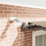 Toldo retráctil automático con LED Beige 300x250 cm, Tejido de repuesto para toldo de marco de 3x2,5 m Beige by , Awnings - R...
