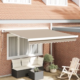 Comprar Toldo manual retráctil Beige 300x250 cm