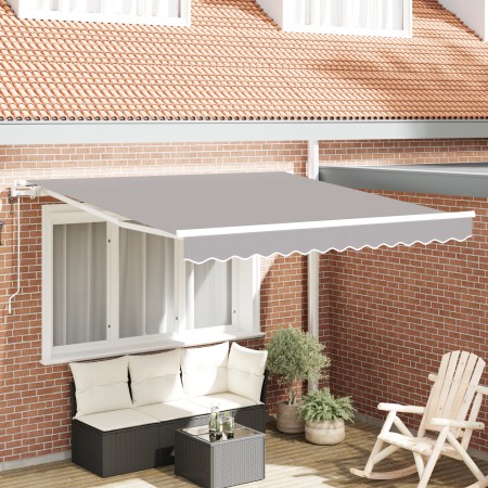 Toldo Retráctil Automático  Gris Claro 300x250 cm, Tela de Repuesto para Toldo  de 3x2.5 m Gris Claro | Foro24.es | Tu tienda online para hogar, jardín y más Foro24.es