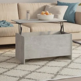 Engineered wood gray concrete coffee table 102x55.5x52.5 cm by vidaXL, Coffee table - Ref: Foro24-809669, Price: 77,49 €, Dis...
