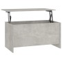 Engineered wood gray concrete coffee table 102x55.5x52.5 cm by vidaXL, Coffee table - Ref: Foro24-809669, Price: 78,50 €, Dis...