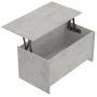 Engineered wood gray concrete coffee table 102x55.5x52.5 cm by vidaXL, Coffee table - Ref: Foro24-809669, Price: 77,49 €, Dis...