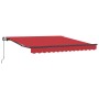 Toldo Retráctil Manual Rojo 300x250 cm, Tela de reemplazo para toldo  de 3x2.5 m Rojo | Foro24.es | Tu tienda online para hogar, jardín y más Foro24.es
