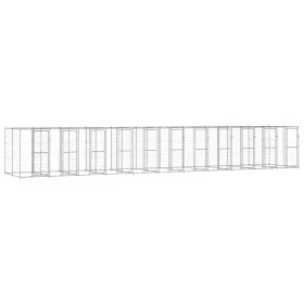 Außenzwinger aus verzinktem Stahl, 26,62 m² von vidaXL, Hundehütten und Zäune - Ref: Foro24-3082291, Preis: 1,00 €, Rabatt: %