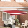 Toldo Retráctil Automático Rojo 300x250 cm,  Tela de Reemplazo para Toldo de 3x2.5 m Rojo | Foro24.es | Tu tienda online para hogar, jardín y más Foro24.es