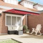 Toldo Retráctil Manual VidaXL Rojo 300x250 cm, Tela de Reemplazo para Toldo VidaXL de 3x2.5 m Rojo | Foro24.es | Tu tienda online para hogar, jardín y más Foro24.es