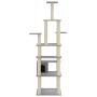 Cat scratching post with light gray sisal posts 183 cm by vidaXL, Cat furniture - Ref: Foro24-171483, Price: 82,01 €, Discoun...