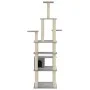 Cat scratching post with light gray sisal posts 183 cm by vidaXL, Cat furniture - Ref: Foro24-171483, Price: 80,90 €, Discoun...