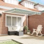 Toldo Retráctil Automático  Verde y Blanco 300x250 cm, Tela de reemplazo para toldo  de 3x2.5 m Marco Verde y Blanco | Foro24.es | Tu tienda online para hogar, jardín y más Foro24.es