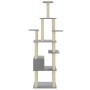 Cat scratching post with light gray sisal posts 183 cm by vidaXL, Cat furniture - Ref: Foro24-171483, Price: 82,01 €, Discoun...