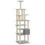 Cat scratching post with light gray sisal posts 183 cm by vidaXL, Cat furniture - Ref: Foro24-171483, Price: 82,01 €, Discoun...